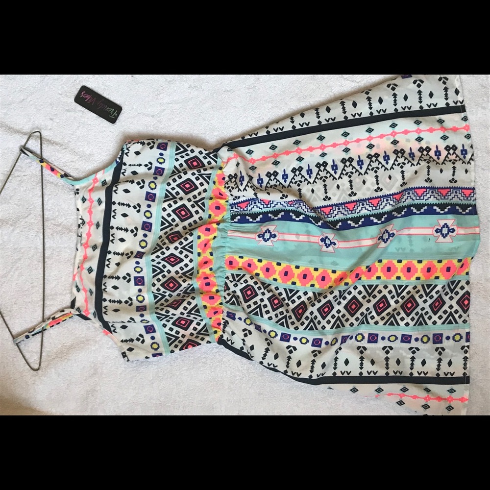 Trendy Vibes patterned summer dress.